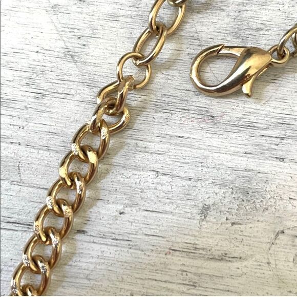 Copper tone beaded statement necklace and earrings set - Picture 7 of 13